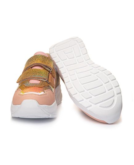 Кроссовки для девочек Theo Leo мультиколор, Цвет: пудра/різнокольоровий, Размер: 37, изображение 3