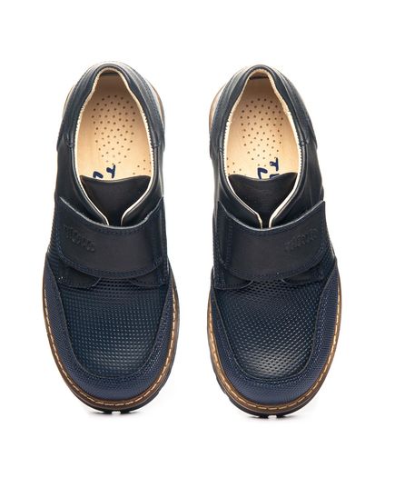 Туфлі для хлопчиків Theo Leo синього кольору, Колір: синій, Розмір: 31, зображення 4