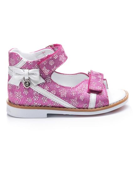 Босоніжки для дівчаток Theo Leo рожевого кольору, Колір: рожевий, Розмір: 27, зображення 4