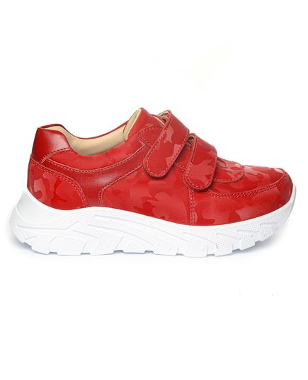 Кросівки Theo Leo червоного кольору, Колір: червоний/камуфляж, Розмір: 26, зображення 5