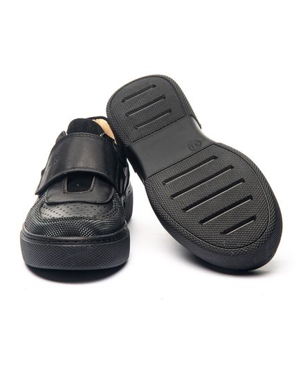 Мокасины для мальчиков Theo Leo черного цвета, Цвет: чорний, Размер: 40, изображение 3