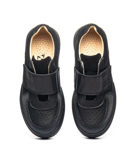 Мокасины для мальчиков Theo Leo черного цвета, Цвет: чорний, Размер: 40, изображение 2