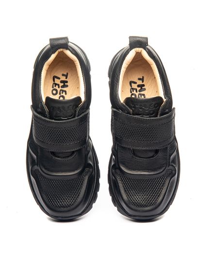 Кросівки для хлопчика Theo Leo чорного кольору, Колір: чорний, Розмір: 28, зображення 5