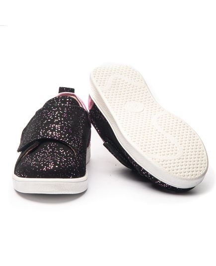 Мокасины для девочек Theo Leo черного цвета, Цвет: чорний/рожевий, Размер: 26, изображение 3