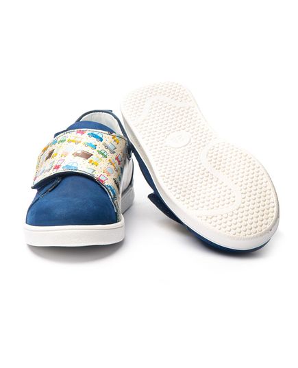 Мокасини для хлопчиків Theo Leo синього кольору, Колір: синій /мікс, Розмір: 28, зображення 3