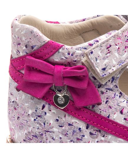 Босоножки для девочек Theo Leo розового цвета, Цвет: різнокольоровий/рожевий, Размер: 23, изображение 2