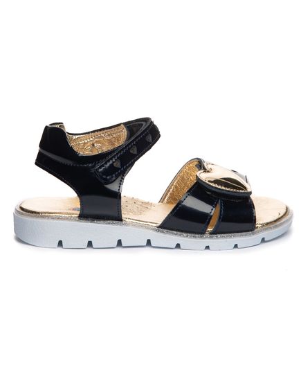 Сандалі для дівчаток Theo Leo темно-синього кольору, Колір: синій/золотий, Розмір: 27, зображення 5