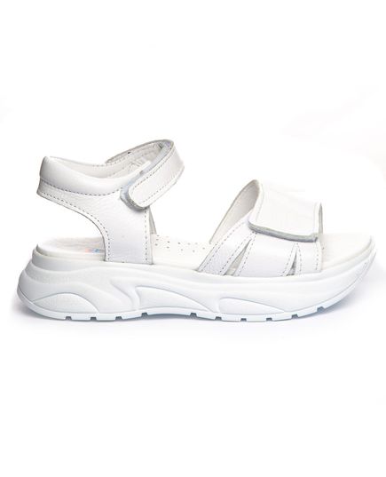 Сандалии для девочек Theo Leo белого цвета, Цвет: білий, Размер: 31, изображение 2