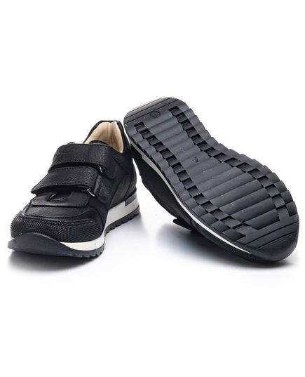 Кросівки для хлопчиків Theo Leo чорного кольору, Колір: чорний, Розмір: 35, зображення 3