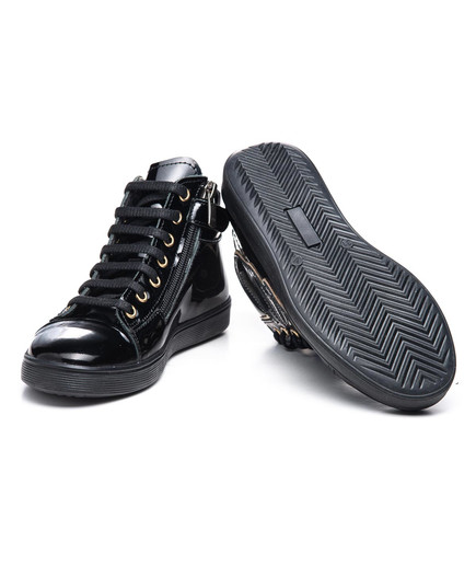 Черевики для дівчат Theo Leo чорного кольору, Колір: чорний, Розмір: 28, зображення 4