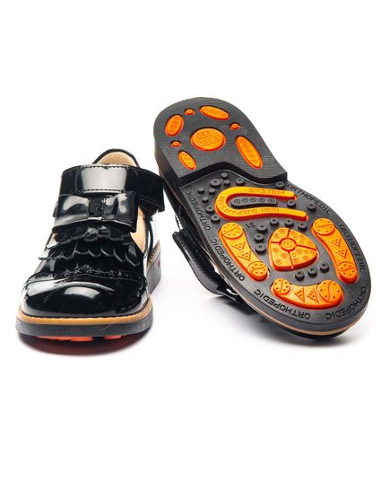 Туфлі для дівчаток Theo Leo чорного кольору, Колір: чорний, Розмір: 36, зображення 3