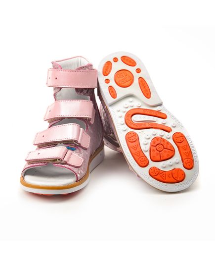 Ортопедические босоножки для девочек Theo Leo розового цвета, Цвет: рожевий, Размер: 30, изображение 2