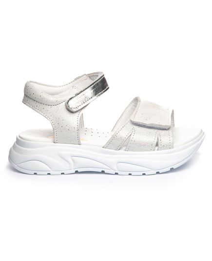 Сандалии для девочек Theo Leo белого цвета, Цвет: білий/срібний, Размер: 31, изображение 3