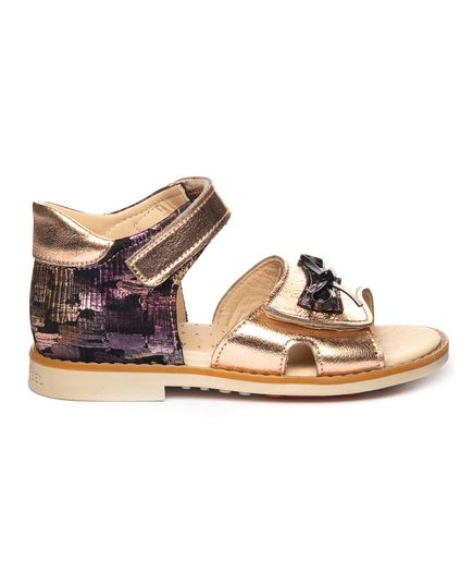 Босоніжки для дівчаток Theo Leo золотого кольору, Колір: золотий, Розмір: 26, зображення 5