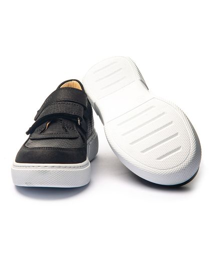 Кеди для мальчиков Theo Leo черного цвета, Цвет: чорний, Размер: 28, изображение 4