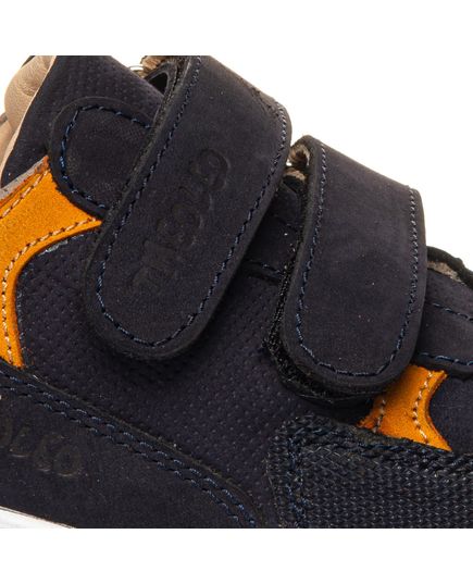 Кросівки дитячі Theo Leo темно-синього кольору, Колір: чорний/помаранчевий, Розмір: 32, зображення 3