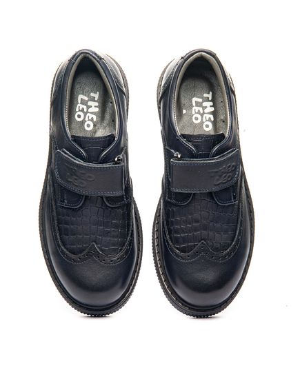 Туфлі для хлопчиків Theo Leo темно-синього кольору, Колір: т.синій, Розмір: 36, зображення 4