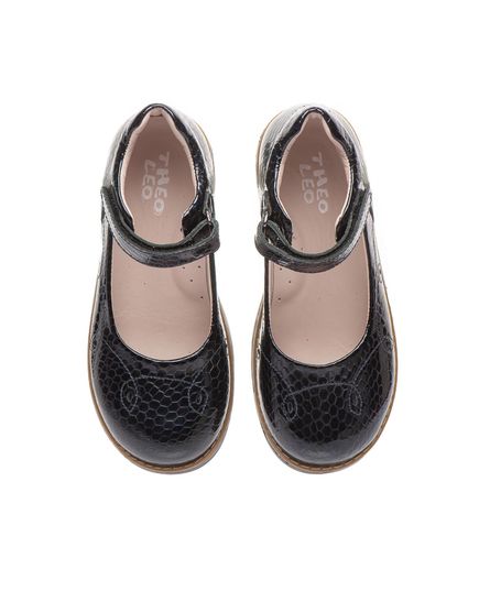 Туфлі для дівчаток Theo Leo темно-синього кольору, Колір: т.синій, Розмір: 36, зображення 3