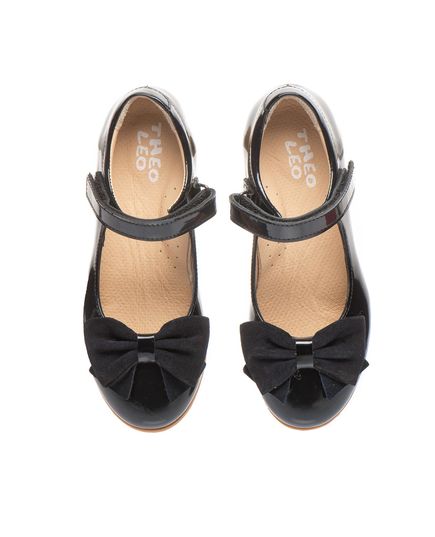 Туфли для девочек Theo Leo темно-синего цвета, Цвет: т.синій, Размер: 37, изображение 3