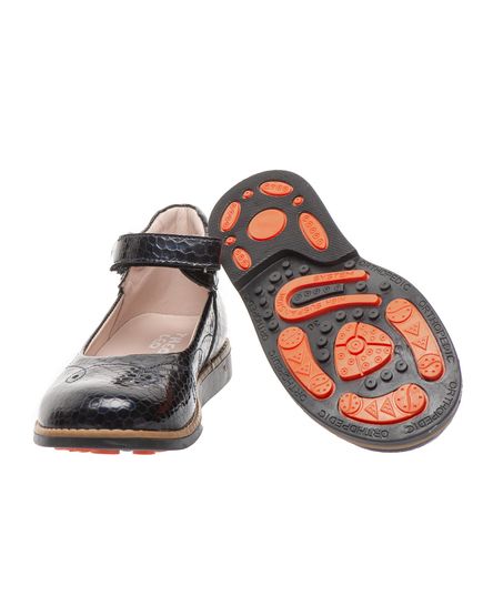 Туфлі для дівчаток Theo Leo темно-синього кольору, Колір: т.синій, Розмір: 36, зображення 2