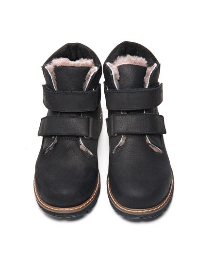 Зимові черевики для хлопчиків Theo Leo чорного кольору, Колір: чорний, Розмір: 36, зображення 2
