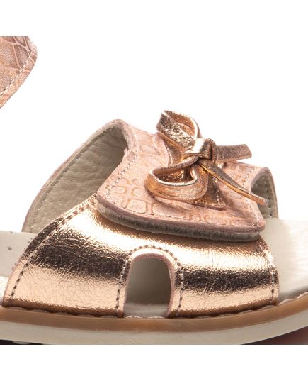 Босоніжки для дівчаток Theo Leo золотого кольору, Колір: золотий леопард, Розмір: 23, зображення 4