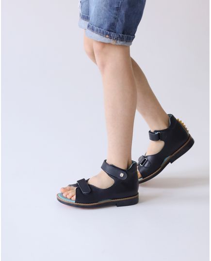 Босоножки для мальчиков Theo Leo темно-синего цвета, Цвет: т.синій, Размер: 35, изображение 5