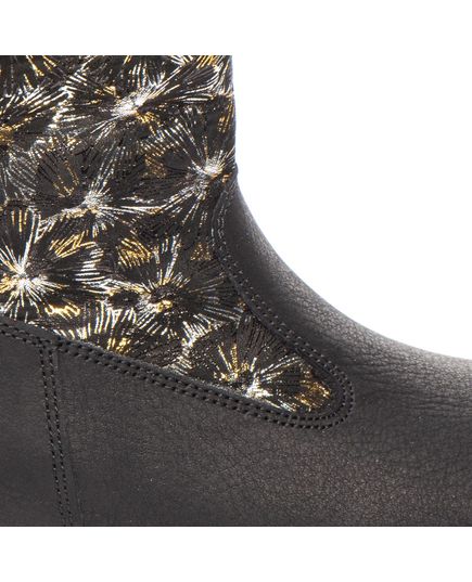 Зимние сапоги для девочек Theo Leo разноцветные, Цвет: чорний/жовтий, Размер: 28, изображение 4