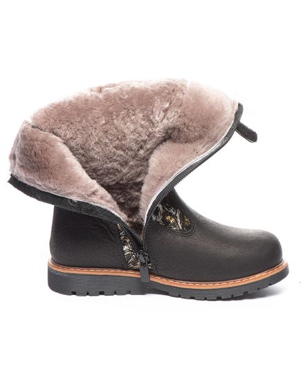 Зимние сапоги для девочек Theo Leo разноцветные, Цвет: чорний/жовтий, Размер: 28, изображение 5