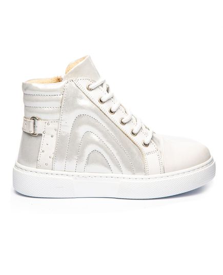 Ботинки для девочек Theo Leo белого цвета, Цвет: срібний, Размер: 27, изображение 5