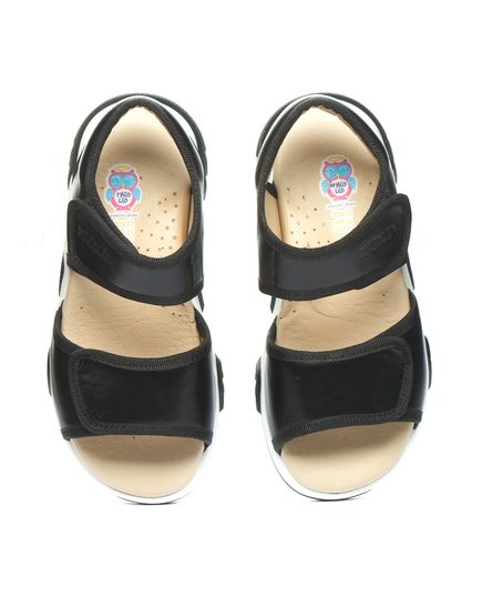 Босоніжки для хлопчиків Theo Leo чорного кольору, Колір: чорний, Розмір: 31, зображення 5