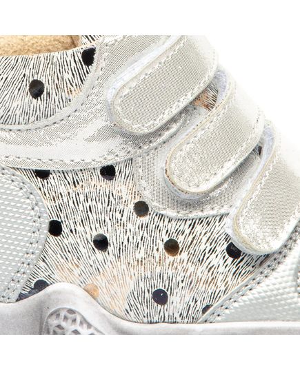 Ботинки для девочек Theo Leo белого цвета, Цвет: білий перламутровий, Размер: 21, изображение 4