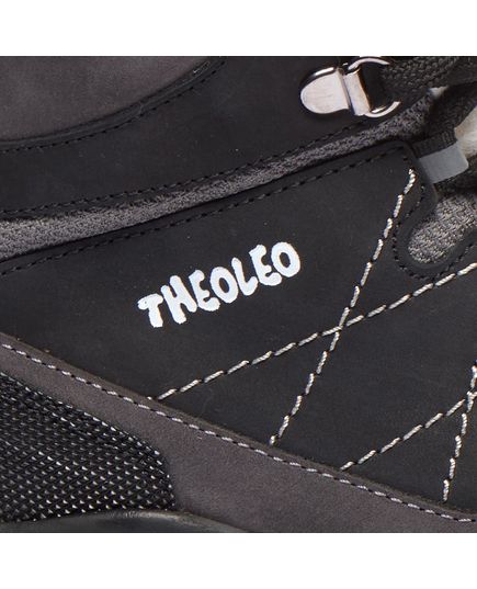 Зимові черевики для хлопчиків Theo Leo сірого кольору, Колір: чорний/сірий, Розмір: 26, зображення 3