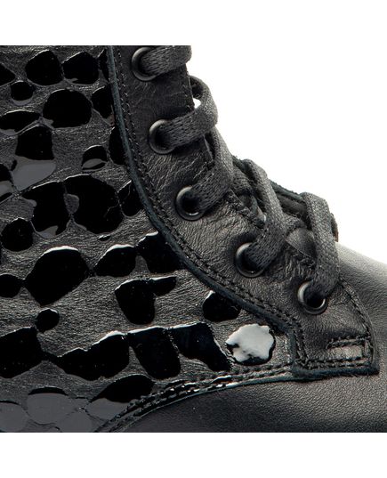 Зимние ботинки для девочек 1362, Цвет: чорний, Размер: 27, изображение 4