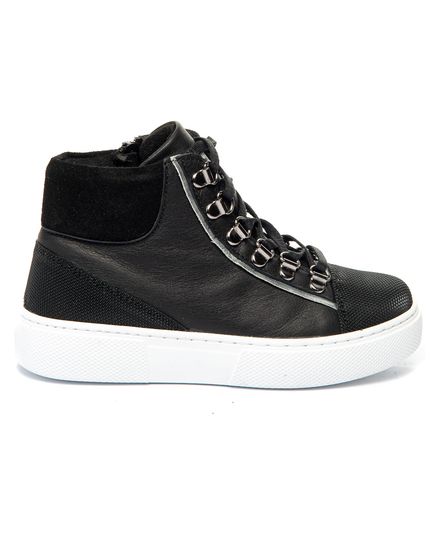 Черевики дитячі Theo Leo чорного кольору, Колір: чорний, Розмір: 31, зображення 4