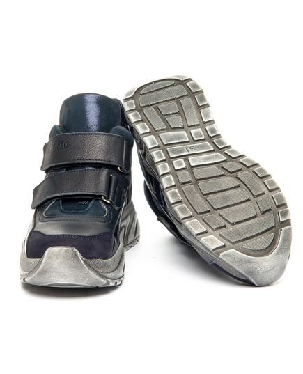 Ботинки для девочек Theo Leo синего цвета, Цвет: синій/срібло, Размер: 28, изображение 3