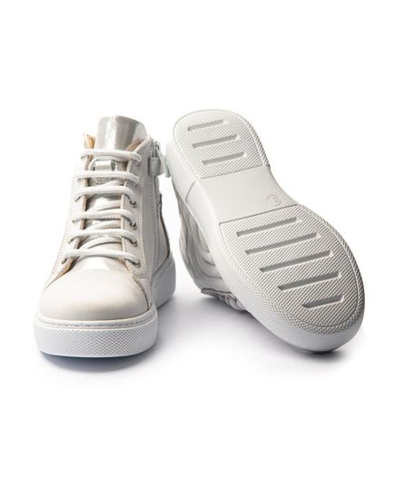 Ботинки для девочек Theo Leo белого цвета, Цвет: срібний, Размер: 27, изображение 3