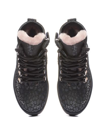 Зимние ботинки для девочек Theo Leo черного цвета, Цвет: чорний, Размер: 39, изображение 5