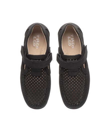 Мокасини для хлопчиків Theo Leo чорного кольору, Колір: чорний, Розмір: 31, зображення 3