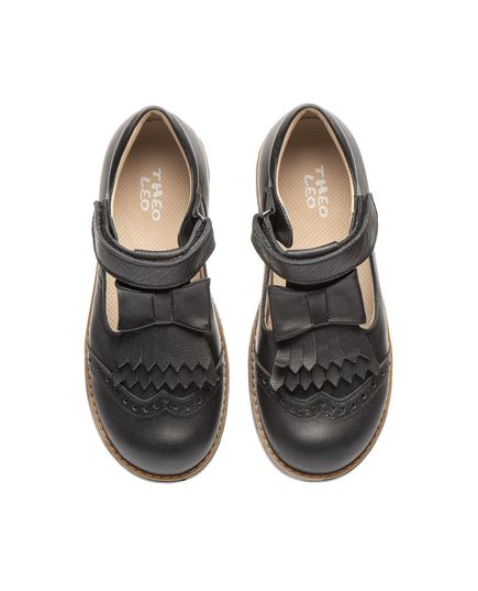Туфли для девочек Theo Leo черного цвета, Цвет: чорний, Размер: 34, изображение 3