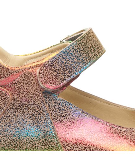 Босоніжки для дівчаток Theo Leo мікс кольорів, Колір: бежевий/золото, Розмір: 30, зображення 4