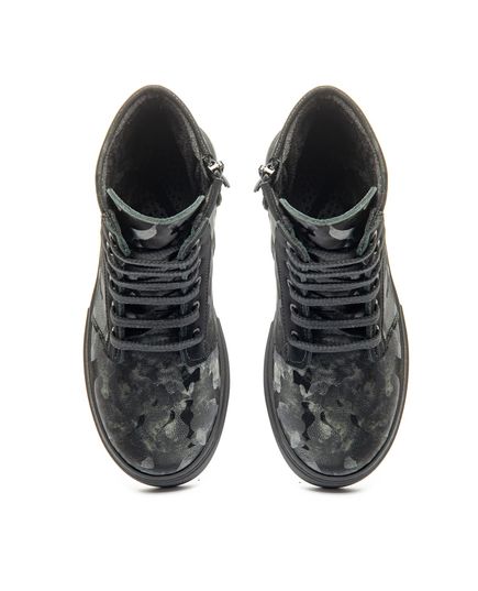 Ботинки для девочек Theo Leo серого цвета, Цвет: чорний/камуфляж, Размер: 34, изображение 5