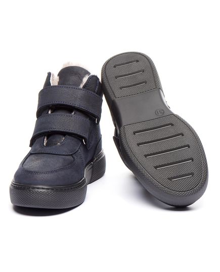 Зимние спортивные ботинки для мальчиков 1411, Цвет: т.синій, Размер: 33, изображение 3