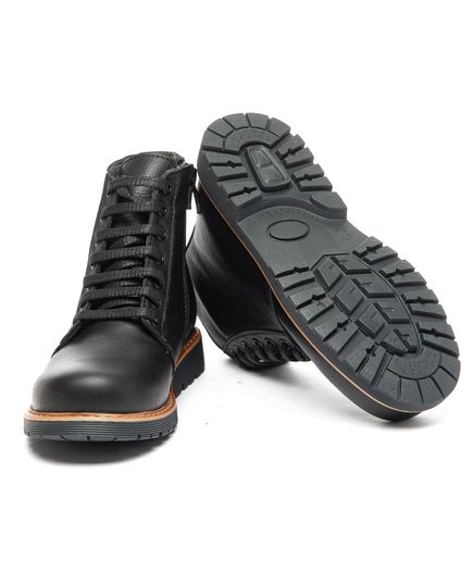 Ботинки для мальчиков Theo Leo черного цвета, Цвет: чорний, Размер: 31, изображение 2