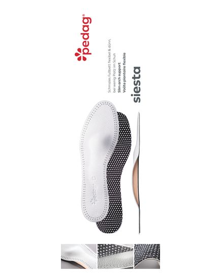 Siesta Pedag 154, Ортопедична устілка, супінатор з м'яким пелотом, Колір: білий, Розмір: 36, зображення 2