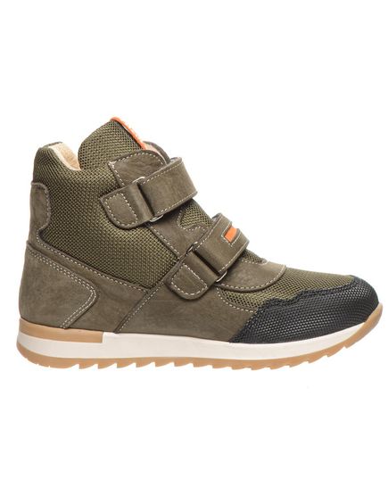 Ботинки для мальчиков Theo Leo зеленого цвета, Цвет: зелений/нубук, Размер: 26, изображение 3