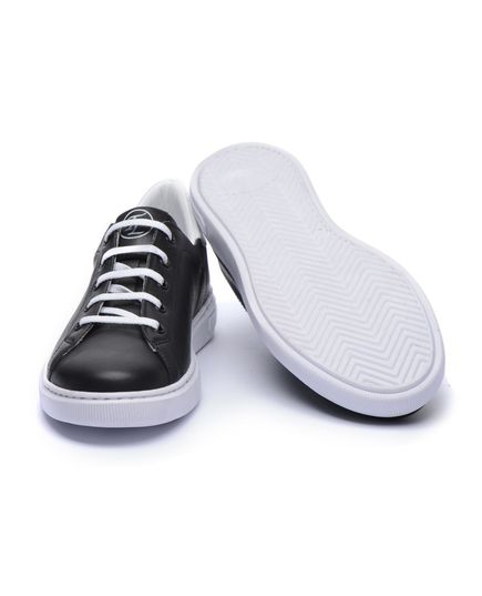 Кеди дитячі Theo Leo чорного і білого кольорів, Колір: чорний/білий, Розмір: 36, зображення 2