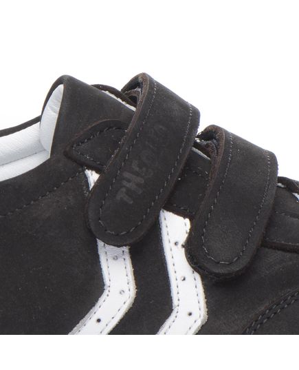 Кросівки для хлопчиків Theo Leo чорного кольору, Колір: чорний/білий, Розмір: 35, зображення 3