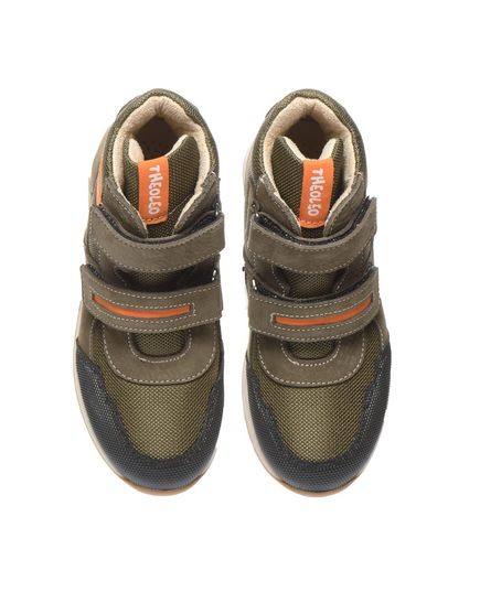 Ботинки для мальчиков Theo Leo зеленого цвета, Цвет: зелений/нубук, Размер: 26, изображение 4