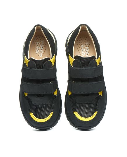 Кросівки дитячі Theo Leo чорного та жовтого кольорів, Колір: чорний/жовтий, Розмір: 22, зображення 5